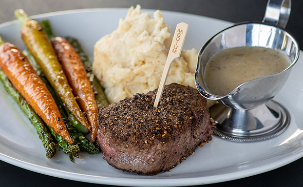 8 oz PEPPER CRUSTED FILET*